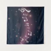 Muziekpatroon Wandkleed (Voorkant (horizontaal))