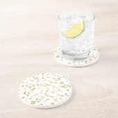 Muziekpatroon Zandsteen Onderzetter (Zijkant)