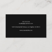 muziekpedagoog | Moderne muziekdocent Visitekaartje (Achterkant)