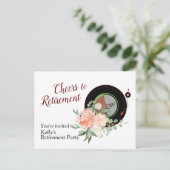 muziekpensioen uitnodigingskaart uitnodiging briefkaart (Staand voorkant)