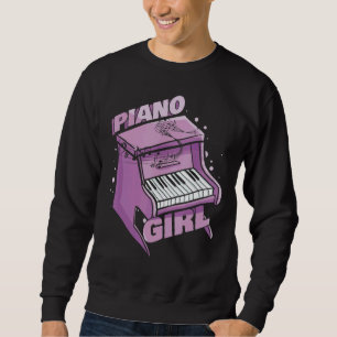 Muziekpianist Piano-toetsenbord Piano Girl Trui