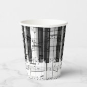 muziekpiano papieren bekers (Rechts)