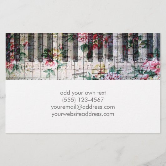 muziekpianolflordesign flyer (Achterkant)