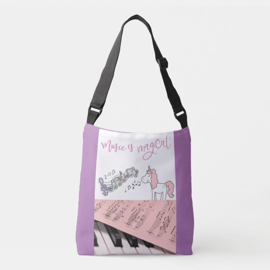 Muziekpianorn kinder tas (Voorkant)