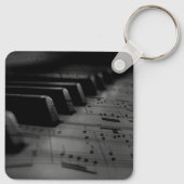 Muziekpianotoetsen Sleutelhanger (Achterkant)