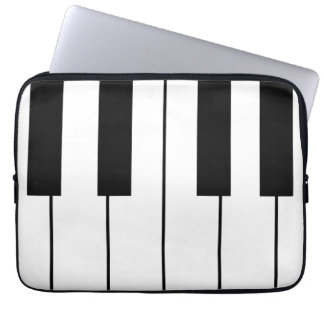 Muziekpiansleutels Laptop Sleeve