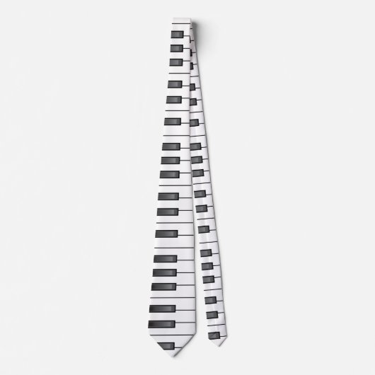 Muziekpiansleutels Stropdas (Voorkant)