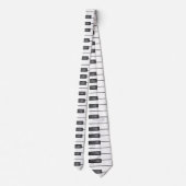 Muziekpiansleutels Stropdas (Achterkant)