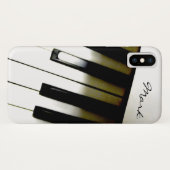 Muziekpiantoetsenbord op maat Case-Mate iPhone case (Achterkant (horizontaal))