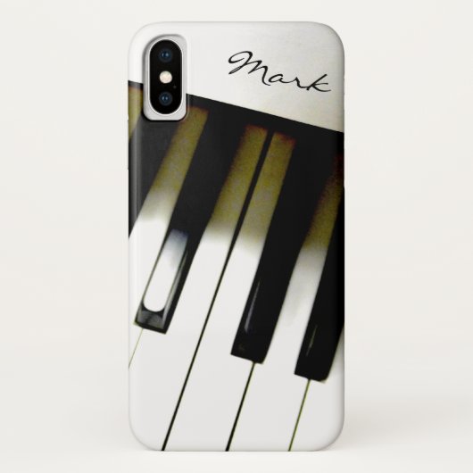 Muziekpiantoetsenbord op maat Case-Mate iPhone case (Achterkant)