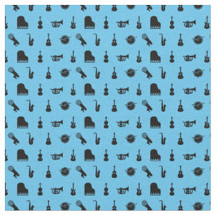 Muziekpictogram Muziekinstrumenten Art CUSTOM BG C Stof
