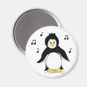 Muziekpinguïn Magneet (Voorkant / Achterkant)