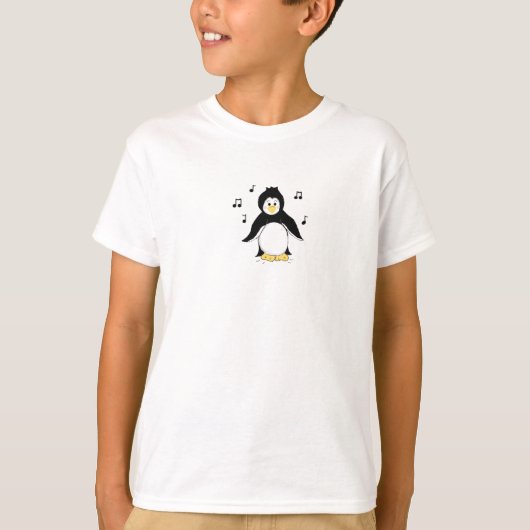 Muziekpinguïn T-shirt (Voorkant)