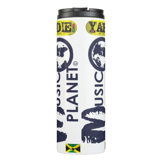 MUZIEKPLANEET. Thermosbeker (Achterkant)