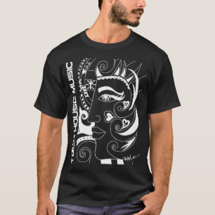 Muziekpremie voor het technische huis t-shirt