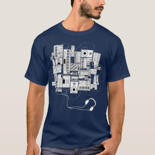 Muziekproducent Dj en Electronic Musician T-shirt