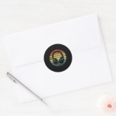 Muziekproducent DJ-hoofdtelefoon Ronde Sticker (Envelop)