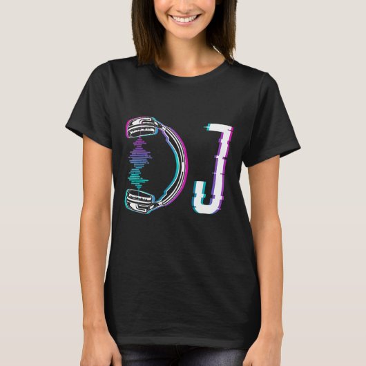 Muziekproducent DJ Retro T-shirt (Voorkant)