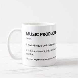 Muziekproducent en Audio Engineer Productie Koffiemok