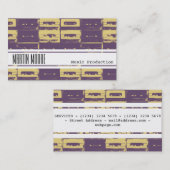 Muziekproducent en DJ Visitekaartje (Voorkant / Achterkant)