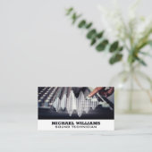 muziekproducent | geluidstechnicus visitekaartje (Staand voorkant)