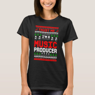 Muziekproducent Kerst Componist Opnemen Muzikant  T-shirt