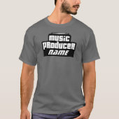  muziekproducent t-shirt (Voorkant)