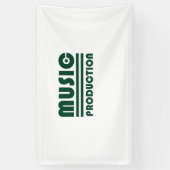 Muziekproductie Spandoek (Verticaal)