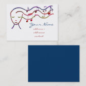 muziekprofielkaart visitekaartje (Voorkant / Achterkant)