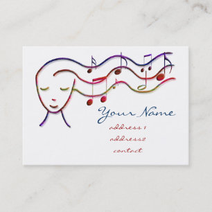 muziekprofielkaart visitekaartje