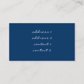 muziekprofielkaart visitekaartje (Achterkant)