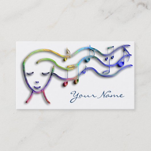 muziekprofielkaart visitekaartje (Voorkant)