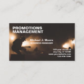 Muziekpromotie Visitekaartje (Voorkant)