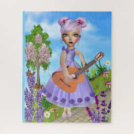 Muziekpuzzel voor kleine meisjes legpuzzel