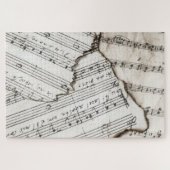 muziekpuzzel voor vel legpuzzel (Horizontaal)