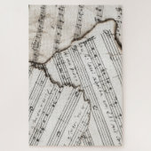 muziekpuzzel voor vel legpuzzel (Verticaal)