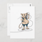 muziekrat briefkaart (Voorkant / Achterkant)