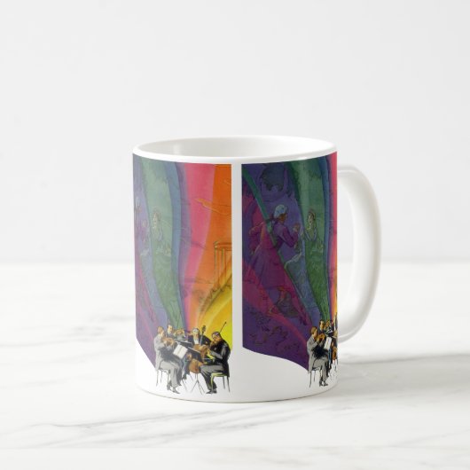 Muziekregenboog uit het verleden, Victoriaans paar Koffiemok (Voorkant rechts)