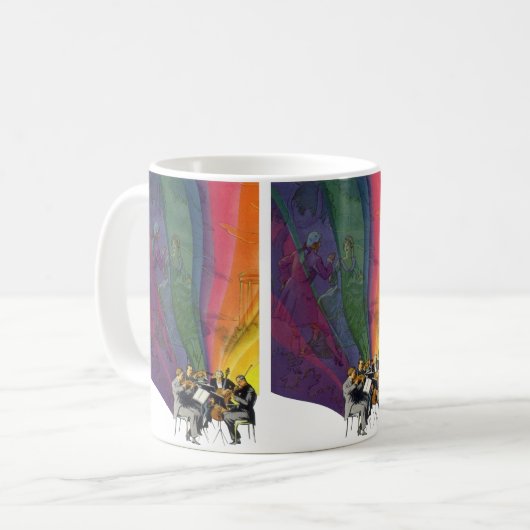 Muziekregenboog uit het verleden, Victoriaans paar Koffiemok (Voorkant links)