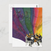 muziekregenboog, Victoriaans paardendansen Briefkaart (Voorkant / Achterkant)