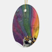  muziekregenboog, Victoriaans paardendansen Keramisch Ornament (Links)