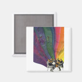  muziekregenboog, Victoriaans paardendansen Magneet (Voorkant / Achterkant)