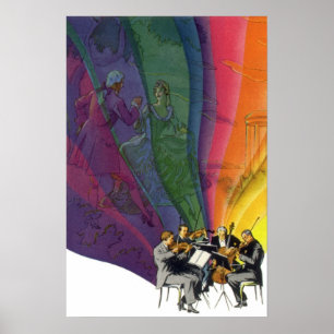 muziekregenboog, Victoriaans paardendansen Poster