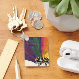  muziekregenboog, Victoriaans paardendansen Sleutelhanger