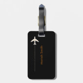 muziekreis bagagelabel (Achterkant verticaal)