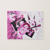 Muziekreis,Pink_ Legpuzzel (Horizontaal)