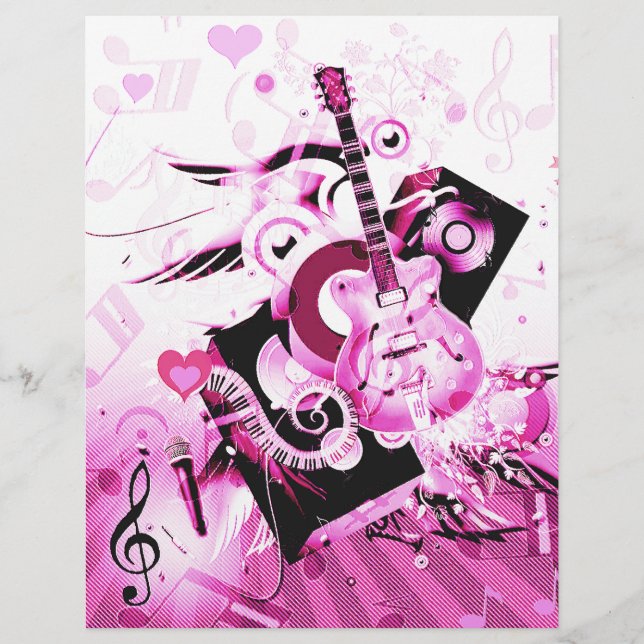 Muziekreis, roze_ (Voorkant)