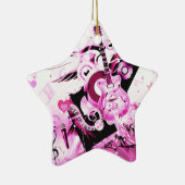 Muziekreis, roze_ keramisch ornament (Rechts)