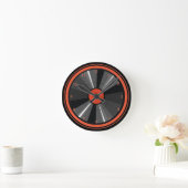 Muziekretro LP Vinyl Record wandklok (Huis)