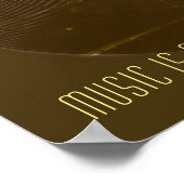 Muziekretro  plaat bord cover poster (Hoek)